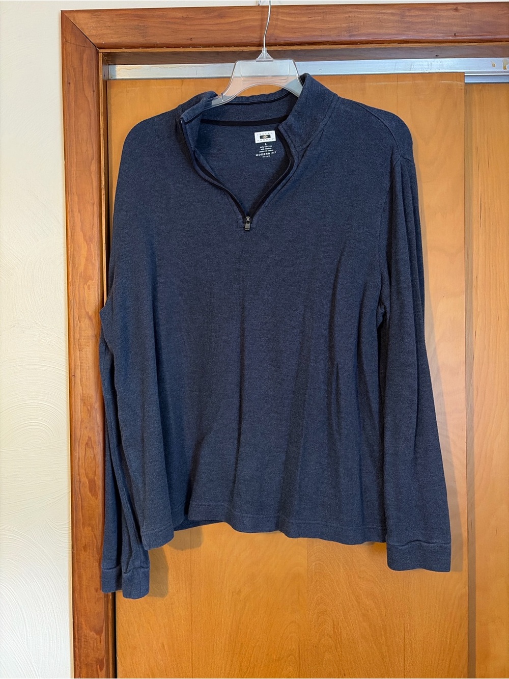 Joseph Abboud Navy Quarter-Zip Pullover